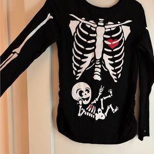 Maternity Halloween long sleeve shirt